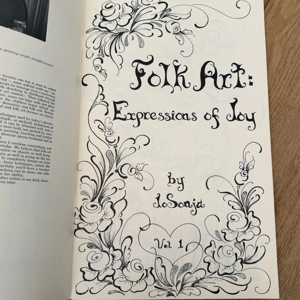 Vintage Jo Sonja Folk Art Expressions of Joy Painting Books Vol 1-5 Set 1975